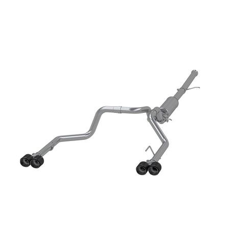 2019-2021 GM 2.5 Dual Split Rear Cat Back Quad Carbon Fiber Tips | Dirty Garage