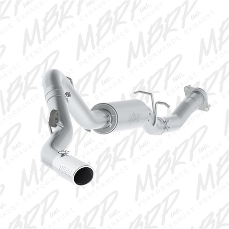 2007-2010 GM HD 3.5" Single Side Exit T409 Cat Back Performance Exhaust - View 2 | Dirty Garage