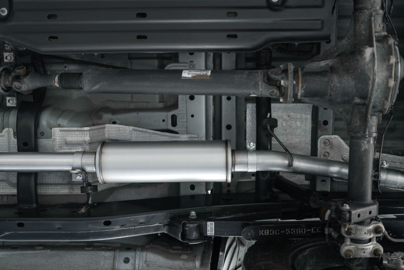 2019-2024 Ranger Ecoboost 2.3L 4" OD Tip Single Side Exit 3" AL Cat Back - View 3 | Dirty Garage