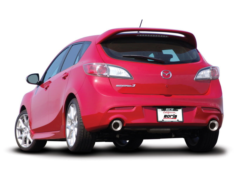 Borla 10-13 Mazda 3/Mazdaspeed 3 2.5L/2.3L Turbo FEW MT Hatchback SS Exhaust (rear section only) - View 8 | Dirty Garage