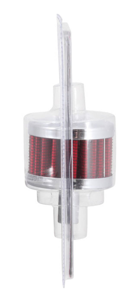 Universal Steel Base Chrome Top Crankcase Vent Filter 1/2in. Vent/2in. OD/1-1/2in. Height - View 8 | Dirty Garage