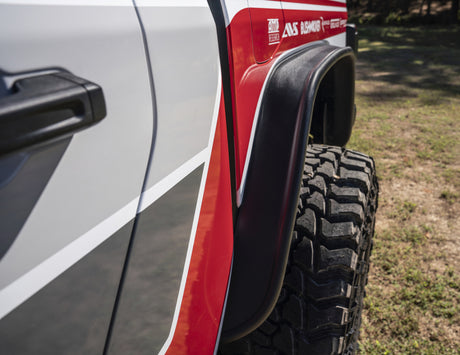 2020 Gladiator Launch Edition Flat Style Fender Flares 4pc - Black - View 3 | Dirty Garage