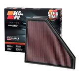 Replacement Panel Air Filter 12.313in OS L x 10.313in OS W x 1.188in H for 2013-2014 ATS - View 12 | Dirty Garage