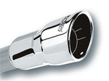Borla 3in Inlet 4.25in Round Rolled Angle Cut x 4in Long Universal Exhaust Tips | Dirty Garage