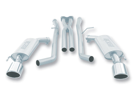 Borla 05-06 Pontiac GTO Coupe 2dr 6.0L 8cyl AT/MT 4spd/6spd RWD SS Catback Exhaust w/ inXin Pipe - View 3 | Dirty Garage