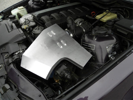 1992-1999 BMW E36 3.0L Polished Air Intake Heat-Shield Louvered Top Cover - View 6 | Dirty Garage