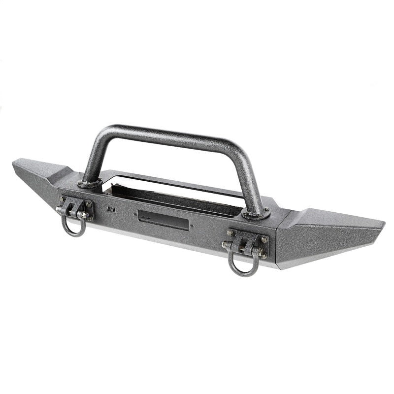 Rugged Ridge XHD Bumper Kit Overrider Ft 76-06 CJ/Jeep Wrangler - View 4 | Dirty Garage
