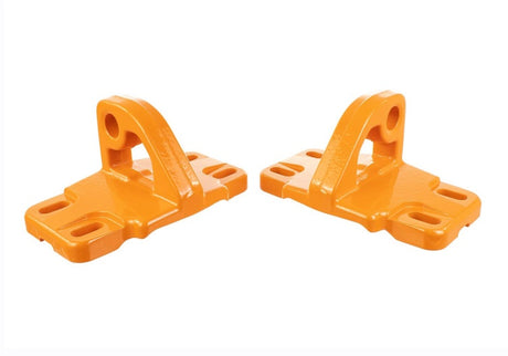 2021+ Bronco Front Bumper Tow Hooks - Orange - View 9 | Dirty Garage