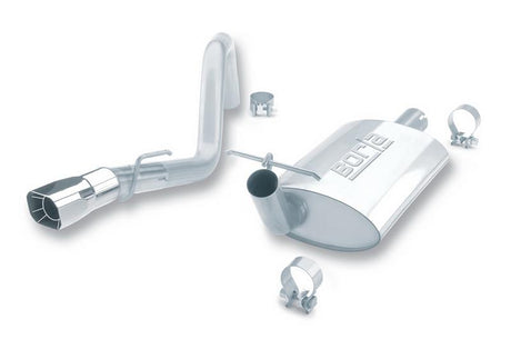 Borla 91-95 Jeep Wrangler YJ 4.0L 6cyl 4WD 2Dr SS Single Right Rear Exit Cat-Back Exhaust - View 2 | Dirty Garage