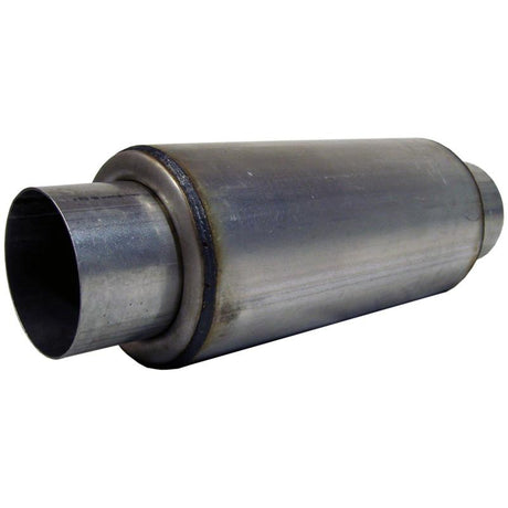 Universal Resonator 4" Inlet Outlet 12" Body 18 Overall T304 - View 2 | Dirty Garage