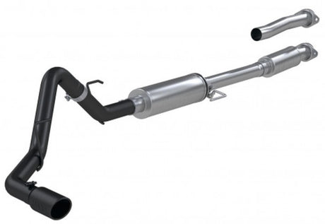 2021- Ford F-150 2.7L 3.5"L 5.0L Single Side 3" Black Coated Catback Exhaust - View 5 | Dirty Garage