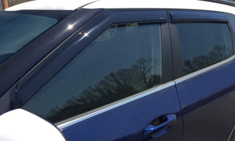2021-2022 Seltos Ventvisor Outside Mount Window Deflectors Smoke 4-Piece - View 3 | Dirty Garage