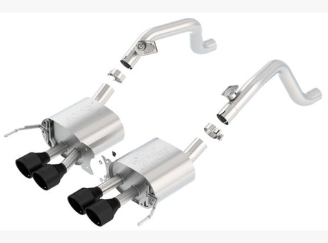 Borla 14-18 C7 Corvette Stingray Axle-Back ATAK Exhaust 2.75in To Muffler Dual 2.0in Out 4.25in Tip - View 2 | Dirty Garage