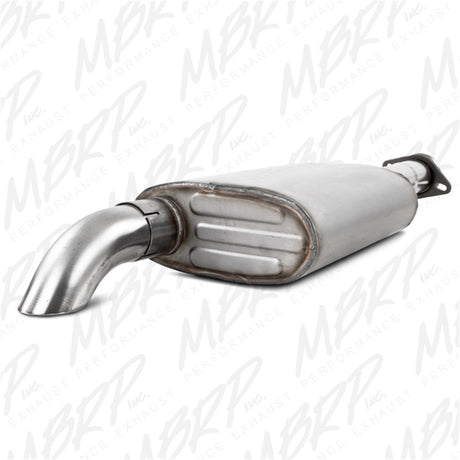 2000-2006 Wrangler 2.5L 4.0L Cat Back Single Off-Road Turn Down T409 Ex | Dirty Garage