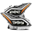 2008-2015 G37 Q60 Nova-Series LED Projector Jet Black Headlights Active Light Sequential Signal | Dirty Garage