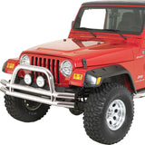 Rugged Ridge 3-In Double Tube Front Bumper SS 76-06 Models - View 3 | Dirty Garage