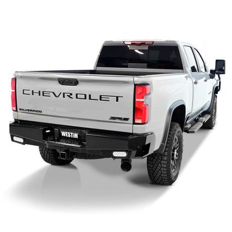 2019-2026 GM 1500 HDX Bandit Black Rear Bumper - View 2 | Dirty Garage