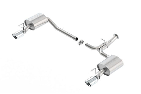 Borla 13-15 Honda Accord Coupe 3.5L FWD SS Rear Section Single Split Rear Exit Touring Exhaust - View 2 | Dirty Garage