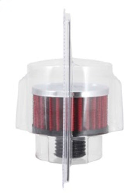 Universal .5in Flange ID x 3in OD x 3.25in H Rubber Base Crankcase Vent Filter - View 7 | Dirty Garage