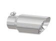 Universal 4" OD 3" Inlet 10" Dual Wall Angled End Tip T304 | Dirty Garage