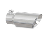Universal 4" OD 3" Inlet 10" Dual Wall Angled End Tip T304 | Dirty Garage