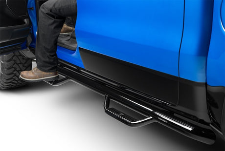 2015-2017 Ram 1500 Crew Cab Gloss Black 3" Cab Length Nerf Step - View 3 | Dirty Garage
