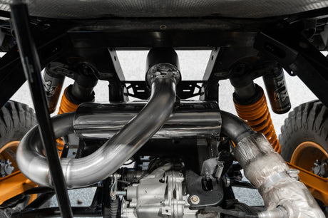 2021-2022 Commander 1000R Performance Series Slip On Exhaust Center Exit - View 3 | Dirty Garage