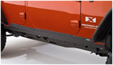 2007-2018 Wrangler Unlimited 4-Door Trail Armor Black Rocker Panels w/ Sill Guards - View 3 | Dirty Garage