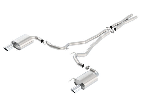 Borla Atak S Cat-Back 15-17 Ford Mustang GT 5.0L V8 MT/AT 2.5in pipe 4in tip - View 3 | Dirty Garage
