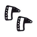 Rugged Ridge Aluminum Grab Handles Front Pair Black 07-18 Jeep Wrangler JK/JKU | Dirty Garage