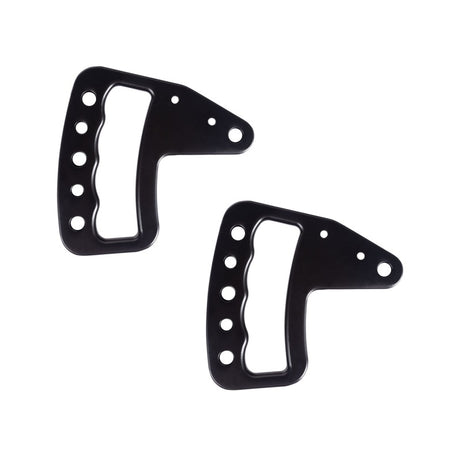 Rugged Ridge Aluminum Grab Handles Front Pair Black 07-18 Jeep Wrangler JK/JKU | Dirty Garage
