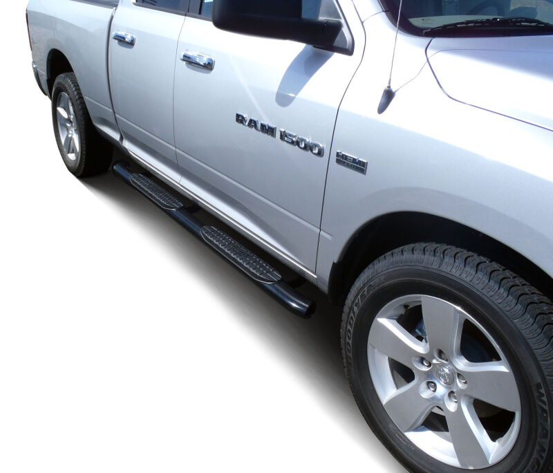 Westin 2009-2018 Dodge/Ram 15/25/3500 Crew Cab PRO TRAXX 4 Oval Nerf Step Bars - Black - View 4 | Dirty Garage