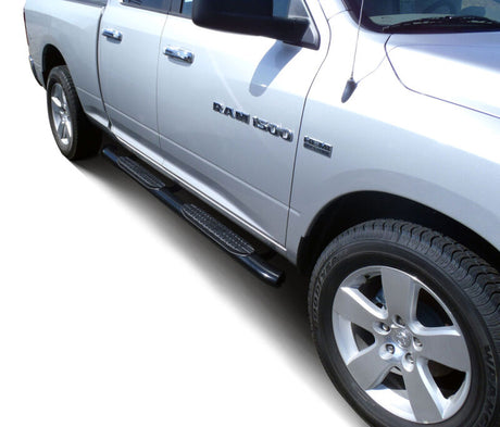 Westin 2009-2018 Dodge/Ram 15/25/3500 Crew Cab PRO TRAXX 4 Oval Nerf Step Bars - Black - View 4 | Dirty Garage