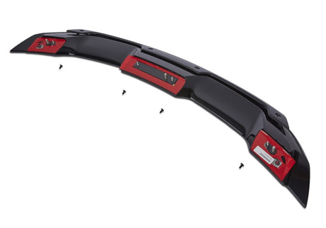 2015-2023 Mustang Coupe Gloss Black Rear Spoiler w/Gurney Flap - View 3 | Dirty Garage