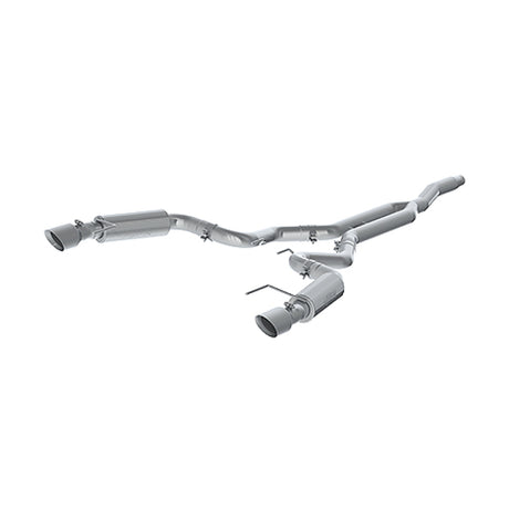 2015-2019 EcoBoost Mustang 2.3L Alum 3" Cat Back Dual Split Rear Exit Race Version | Dirty Garage