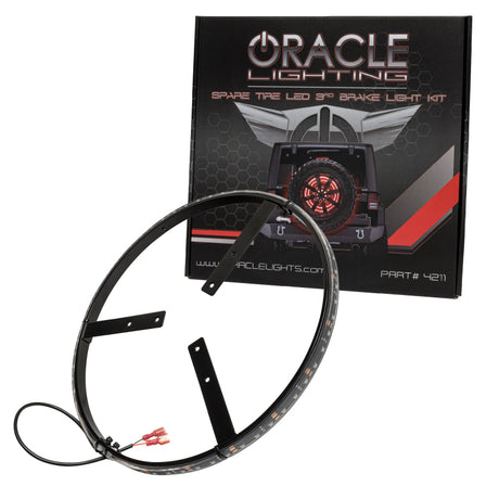 Universal LED Illuminated Wheel Ring 3rd Brake Light Red - View 9 | Dirty Garage