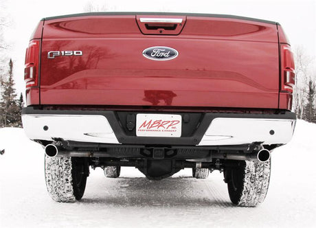 2015 F-150 5.0L 3" Cat Back Dual Split Rear Exit AL Exhaust System - View 2 | Dirty Garage