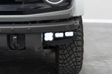 2021-2025  Bronco Stage Series Fog Pocket Kit - White Sport - View 2 | Dirty Garage