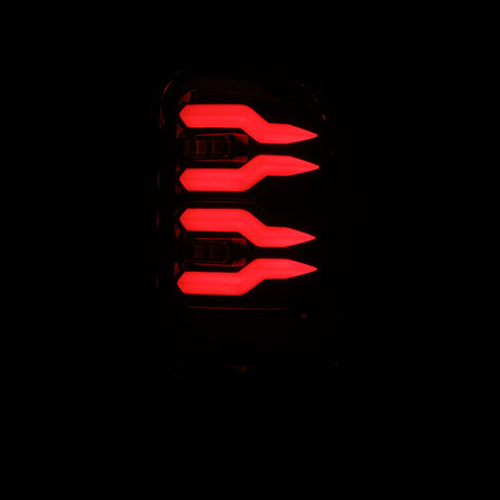 1994-2001 Ram 1500 2500 3500 Luxx-Series LED Tail Lights Alpha-Black - View 3 | Dirty Garage