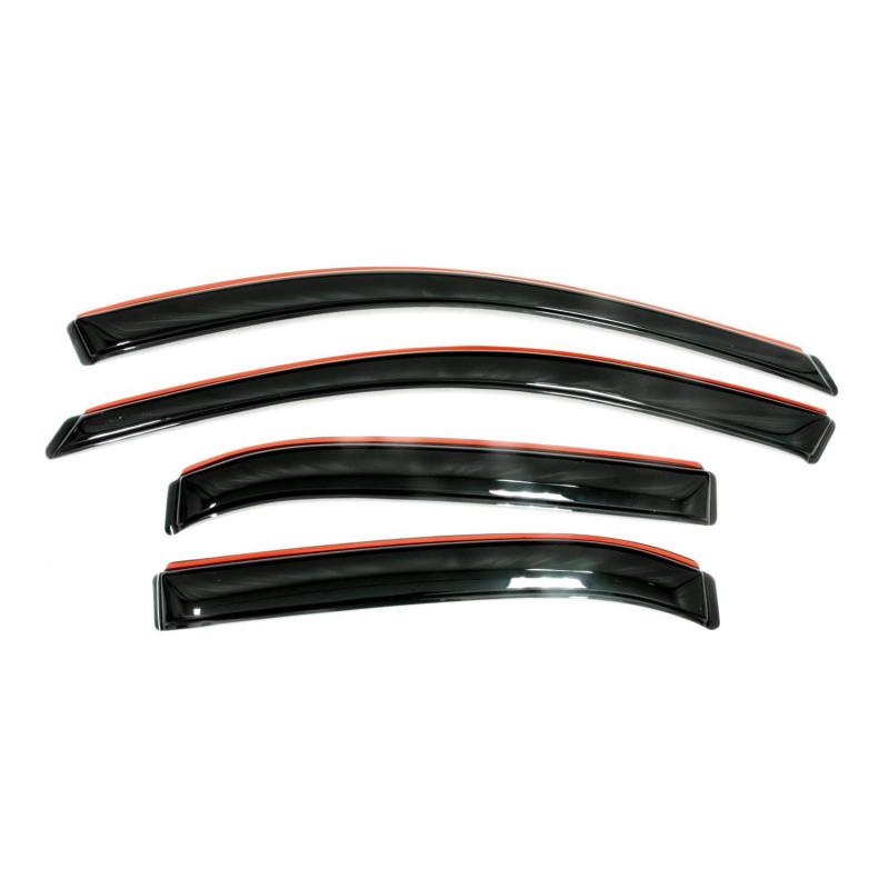 2017-2019 Rogue Sport Ventvisor Front Rear Window Deflectors Smoke 4-Piece | Dirty Garage