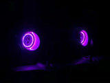 Universal 7" High Powered LED Headlights Black Bezel Dynamic - View 12 | Dirty Garage