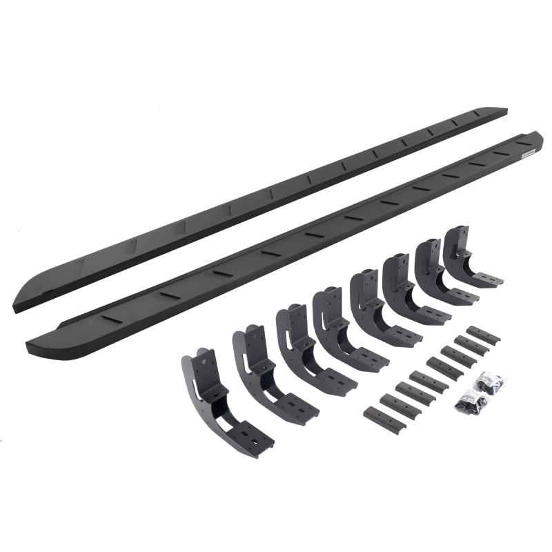 2020-2022 GM 2500HD CC (New Bdy) RB10 Slim Black Running Boards Kit | Dirty Garage