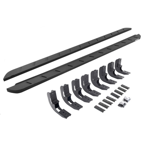 2020-2022 GM 2500HD CC (New Bdy) RB10 Slim Black Running Boards Kit | Dirty Garage