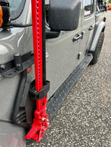 Go Rhino 18-24 Jeep Wrangler JL/JLU/JT Front Fender Jack Mount for Hi-Lift Jack - Tex. Blk - View 3 | Dirty Garage