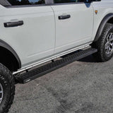 Universal 75" Black Grate Steps Running Boards - View 6 | Dirty Garage