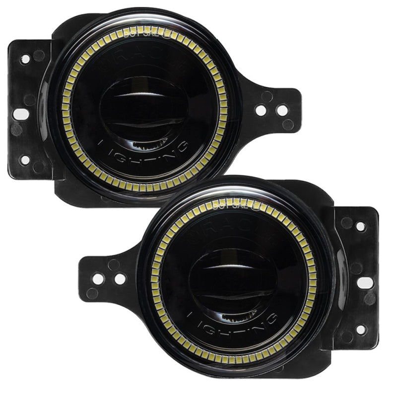 2018-2024 Wrangler Gladiator Sport High Performance LED Fog Lights White - View 14 | Dirty Garage