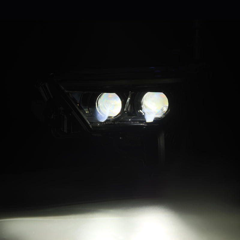2022-2025 Tundra Luxx-Series Alpha-Black Headlights Amber DRL - View 2 | Dirty Garage