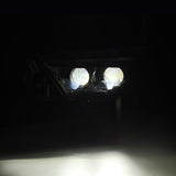 2022-2025 Tundra Luxx-Series Alpha-Black Headlights Amber DRL - View 2 | Dirty Garage