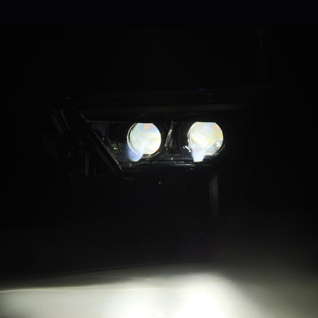2022-2025 Tundra Luxx-Series Alpha-Black Headlights Amber DRL - View 2 | Dirty Garage