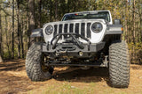 Rugged Ridge HD Bumper Stubby Front 07-18 Jeep Wrangler JK 18-20 Jeep Wrangler JL 2020 JT | Dirty Garage